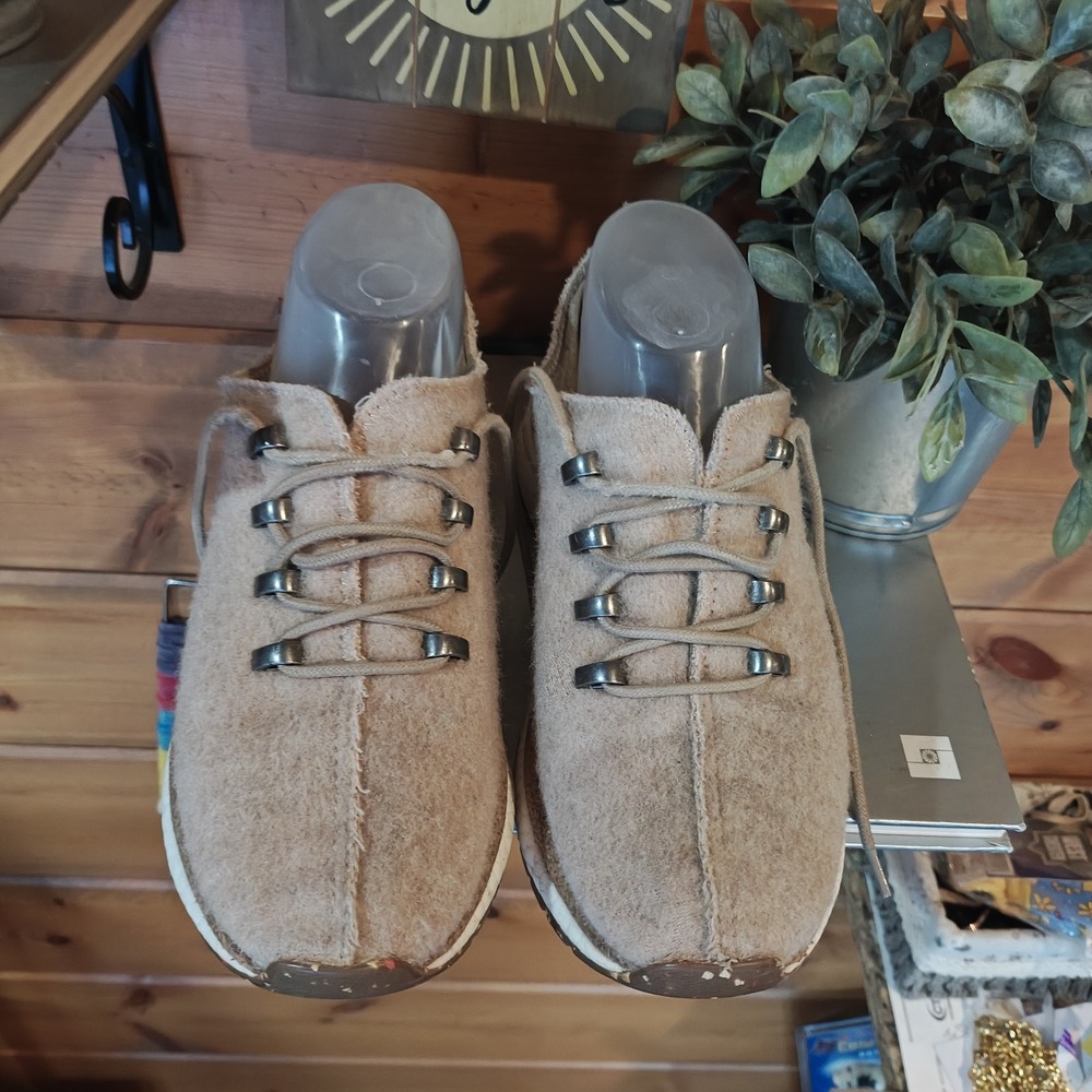 OTBT Courrier Size 8m Comfort Sneakers 65% Wool 35% Polyester 10015 Tan - Picture 4 of 8